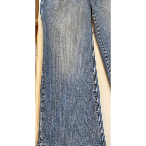 Vintage Tommy Hilfiger Woman Mid-Rise Jeans Women Size 14 Zipper Pockets Rivets - Picture 15 of 16